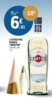 7,¹) -10%  €  ,61  L'APERITIVO BIANCO "MARTINI" 14,4% vol. 1L  ITALIA  MARTINI  BIANCO 