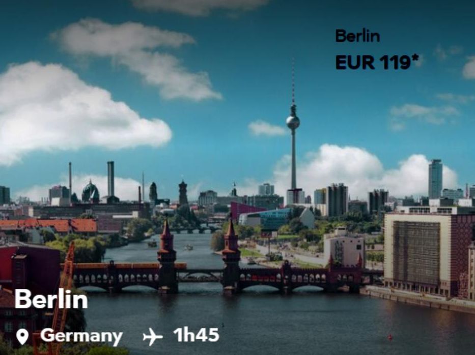 Berlin  DOROCAR  Germany 1h45  ansans  Berlin EUR 119*  