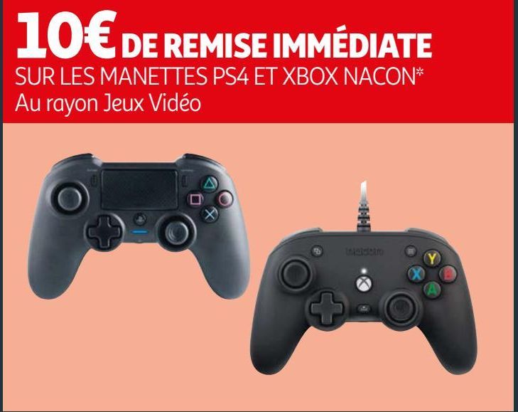 LES MANETTES PS4 ET XBOX NACON* Au rayon Jeux Vidéo