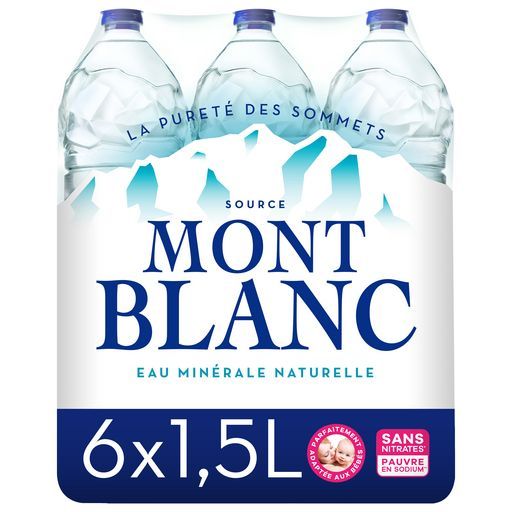 EAU MINÉRALE NATURELLE MONT BLANC