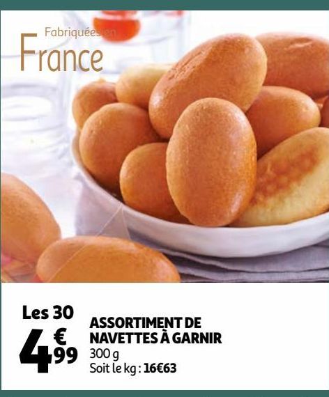 ASSORTIMENT DE NAVETTES À GARNIR