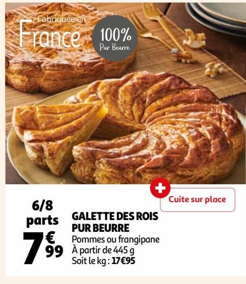 GALETTE DES ROIS PUR BEURRE