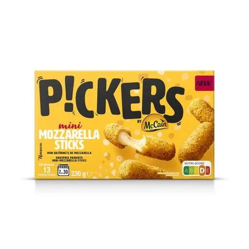 pickers mini mozzarella sticks surgelés mc cain
