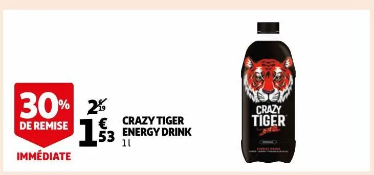 crazy tiger energy drink