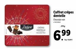 Deluxe CRÊPES  DENTELLE  Coffret crêpes dentelle  Chocolat noir  WYSE  270 g  6.99 