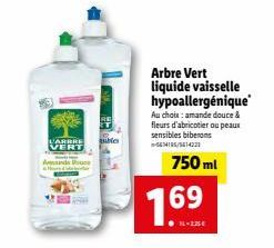 liquide vaisselle L'Arbre Vert