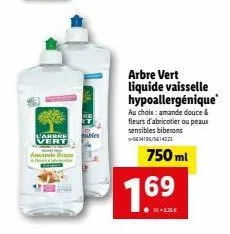 liquide vaisselle l'arbre vert