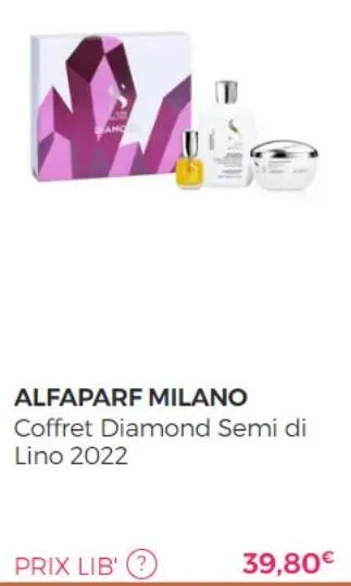 alfaparf milano coffret diamond semi di lino 2022 