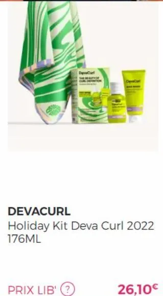 devcart  devacurl holiday kit deva curl 2022 176ml  26,10€ 