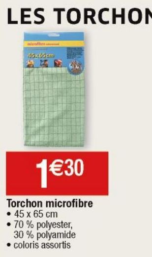 torchon en microfibre