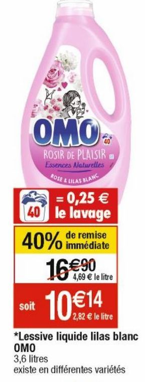 lessive liquide Omo