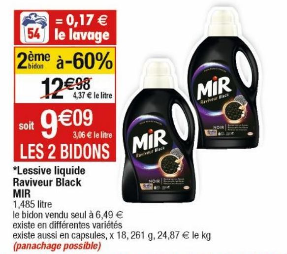 lessive liquide Mir