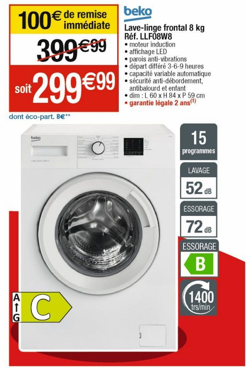 lave-linge Beko