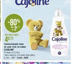 SAR  LE  -80%  2E  SOIT PAR 2 LUNITE:  4611  Cajoline  Dick Por 