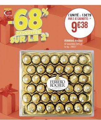 bouchées Ferrero Rocher