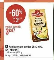 raclette entremont