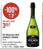 vin mousseux Charles Volner