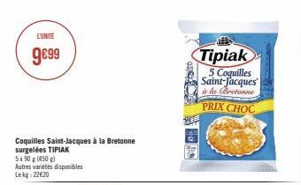 coquilles Saint-Jacques Tipiak