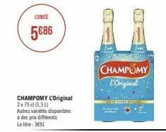 promos champomy