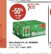 bière blonde heineken