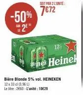 bière blonde heineken