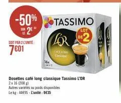 café tassimo