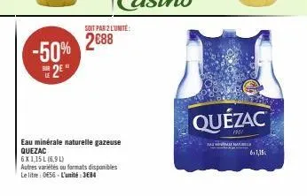 eau quézac