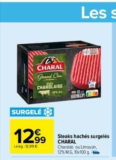 surgelés Charal