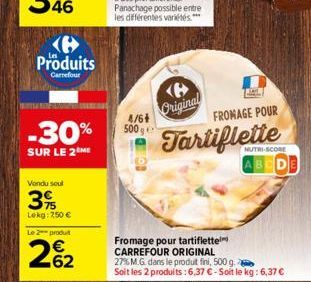 fromage Carrefour