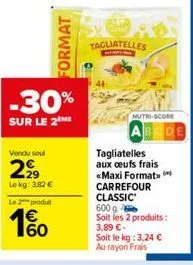 tagliatelles carrefour