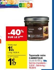 tapenade Carrefour