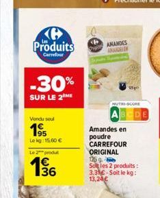 amandes Carrefour