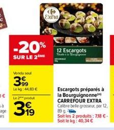 escargots Carrefour