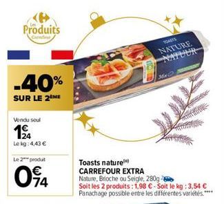 toasts Carrefour