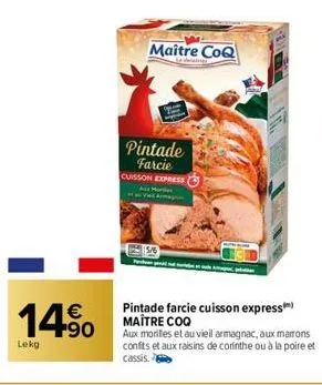 raisins maître coq