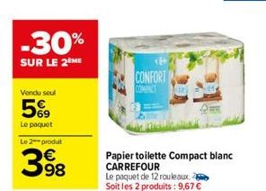 papier toilette Carrefour