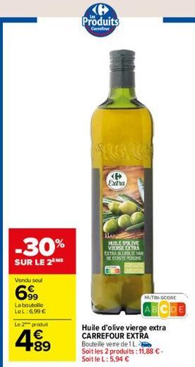 huile d'olive vierge Carrefour