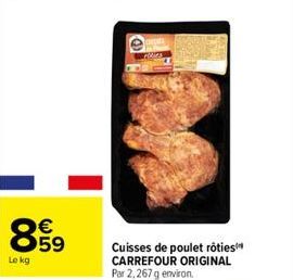 cuisses de poulet Carrefour