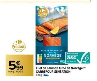 saumon fumé carrefour