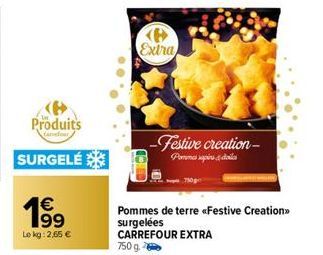 pommes de terre Carrefour