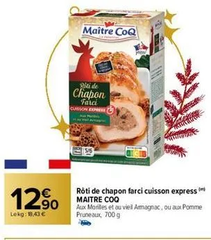 chapon maître coq