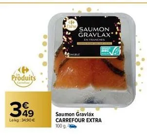 saumon carrefour