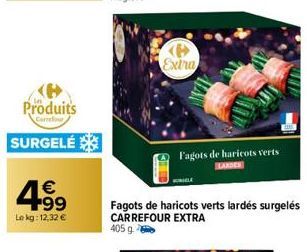 haricots verts Carrefour