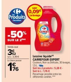 lessive liquide Carrefour