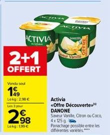 vanille Activia