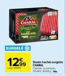 surgelés Charal