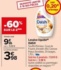 lessive liquide Dash