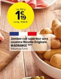 jambon cuit madrange