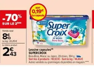 lessive super croix