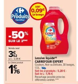 lessive liquide Carrefour